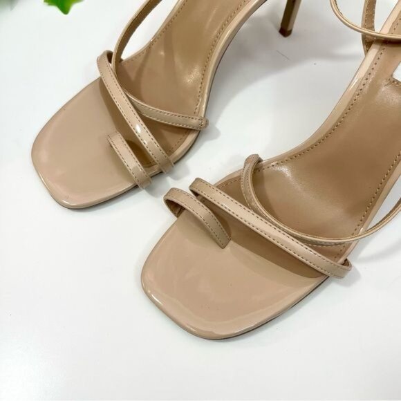 Steve Madden Strappy Sandal Stiletto Sandals in Beige Size 9.5 - Picture 5 of 10